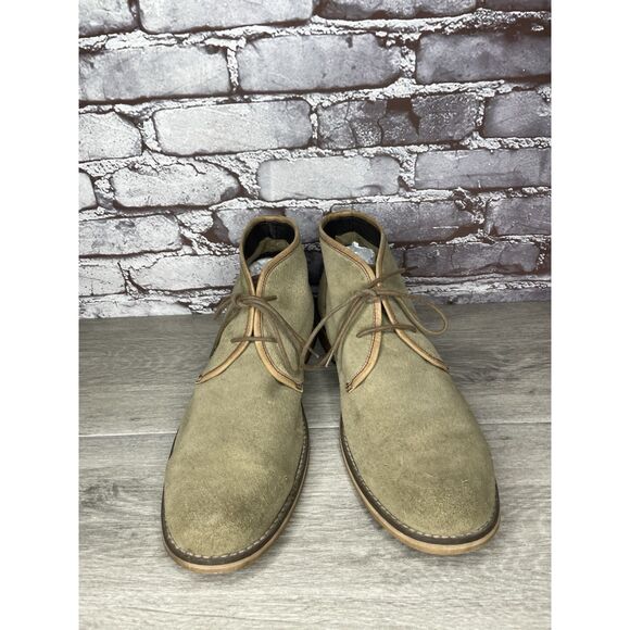 Wolverine 1883 Taupe Suede Leather Desert Lace Chukka Boots Men’s Sz 45EU/12M US - Picture 16 of 16